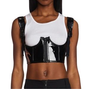 Dollskill my type underbust corset vinyl